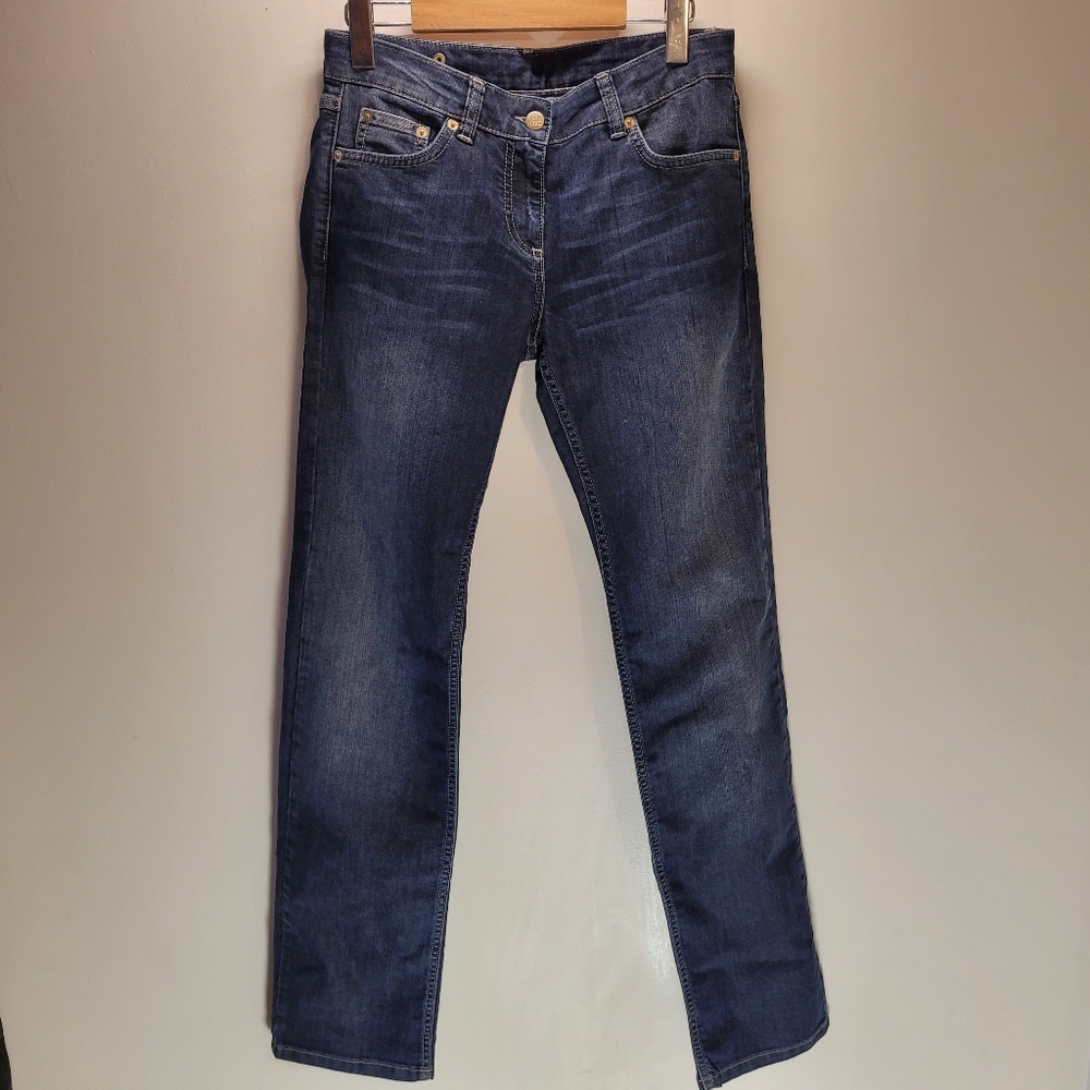 Ice Iceberg Gilmar straight jeans embellished label - size 28